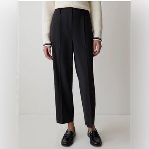 Reitmans Black Tapered Dress Pants – Size 12 – Pleated Front – Stretch